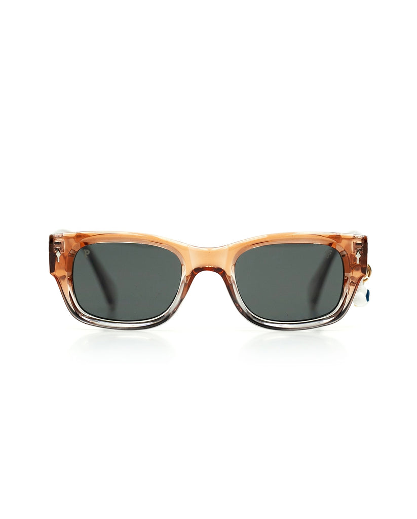 Gafas de sol naranja, semi cuadradas Policarbonato  con protección UV 400