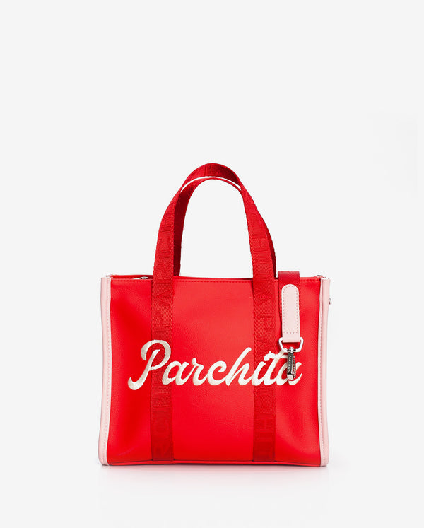 Julia Red Mini Shopping Bag