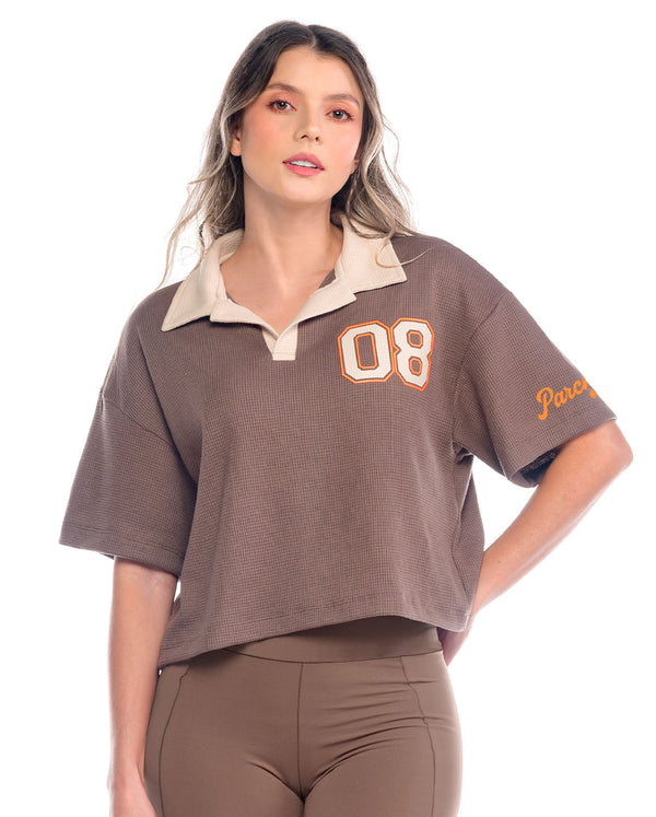 Camiseta Polo Noa Café