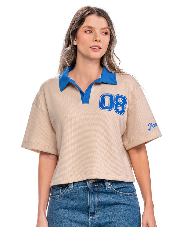 Camiseta Polo Noa Biege