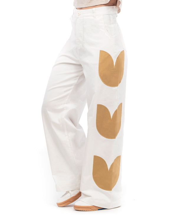 Pantalón Tulipán Beige